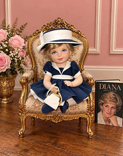 Vintage franklin mint - mint, princess